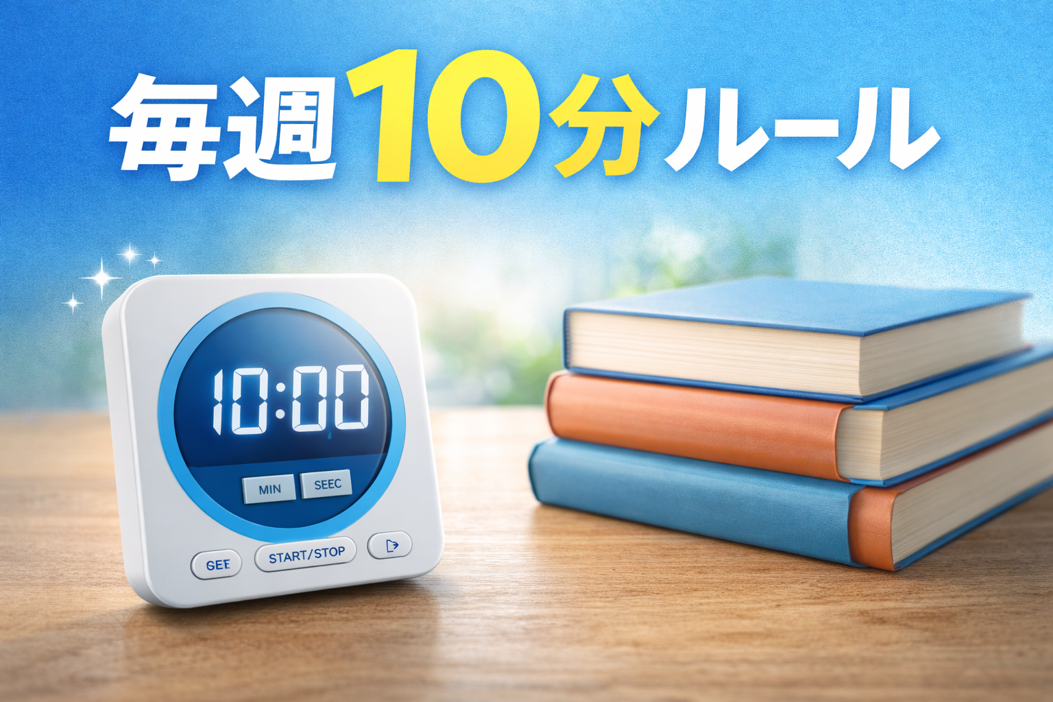 本棚整理10分ルーティンの記事画像